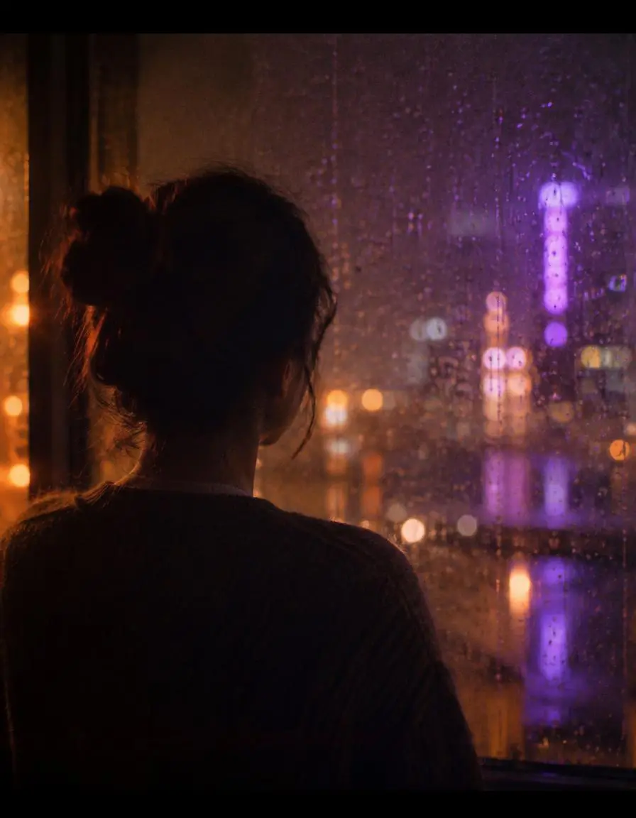 Cinematic drama mood still